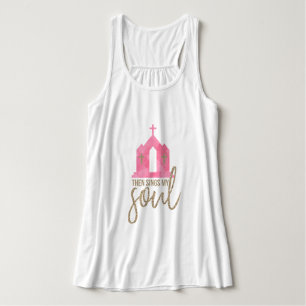 Camiseta Con Tirantes Escritura inspiradora