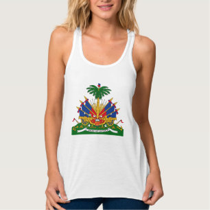 Camiseta Con Tirantes Escudo de armas de Haití