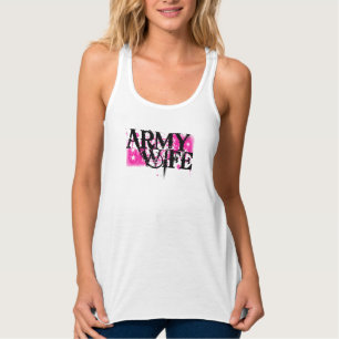 Camiseta Con Tirantes Esposa del ejército