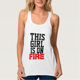 Camiseta Con Tirantes Esta chica está que arde