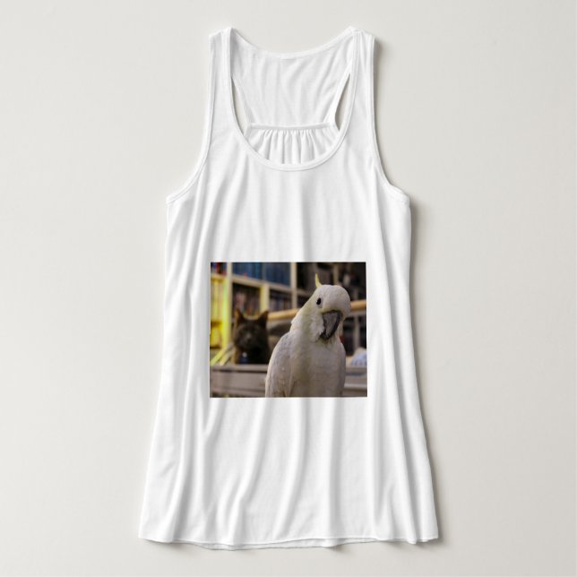 Camiseta Con Tirantes Está detrás de mí...¿no es así? (Diseño del anverso)