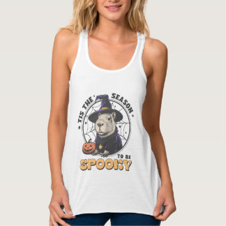Camiseta Con Tirantes Esta es la estación para ser el fantasmal Capybara
