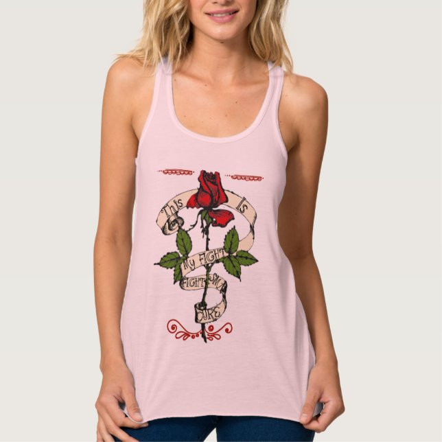 Camiseta Con Tirantes Ésta es mi lucha (Anverso)