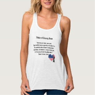 Camiseta Con Tirantes Estatua del Poema de la Libertad