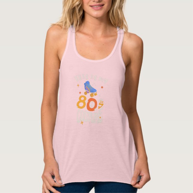 Camiseta Con Tirantes Este es mi disfraz de los 80 (Anverso)