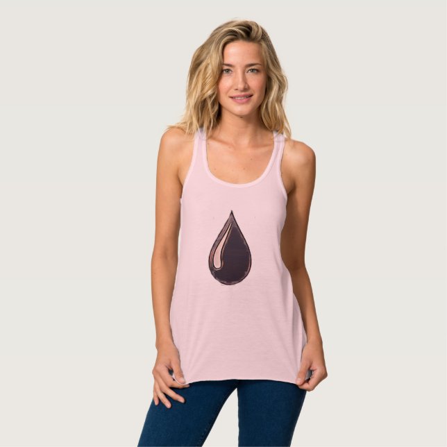 Camiseta Con Tirantes Estilo de vida aceitoso (Anverso completo)