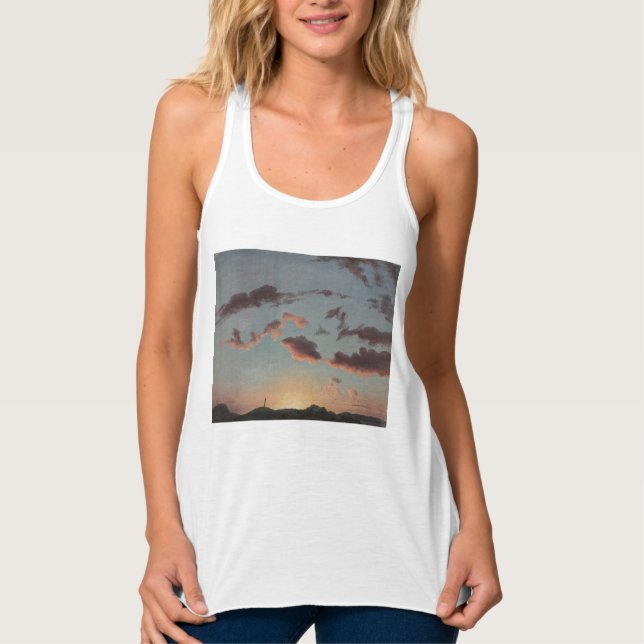 Camiseta Con Tirantes Estudio en la nube (nubes en el cielo) (de Knud Ba (Anverso)