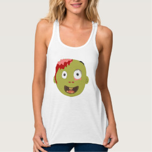 Camiseta Con Tirantes Expresiones de cara zombis