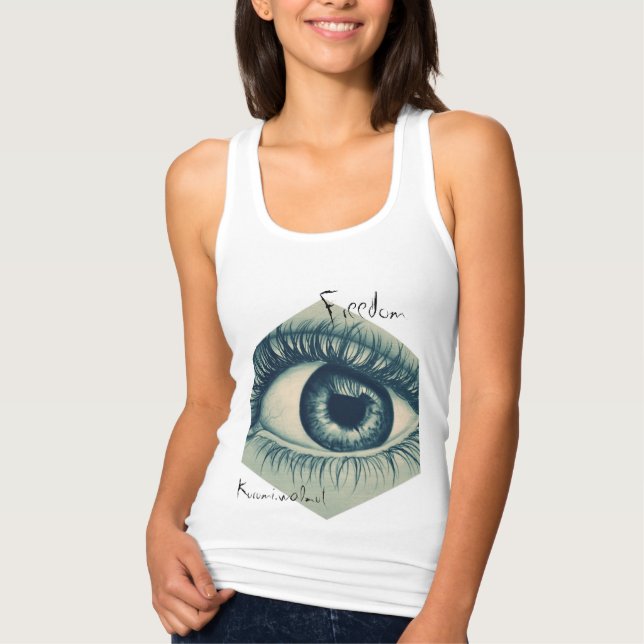 Camiseta Con Tirantes Eye freedom (Anverso)