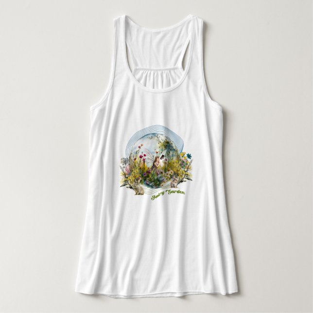 Camiseta Con Tirantes Fairy Garden Magic (Diseño del anverso)