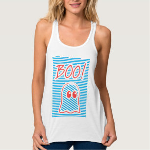 Camiseta Con Tirantes Fantasma, Boo!, divertido, lindo,