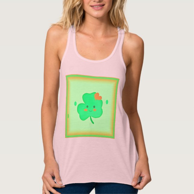 Camiseta Con Tirantes Feliz Día de San Patricio. ¡Hazte con una en Zazzl (Anverso)