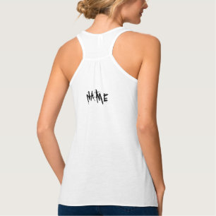 CAMISETA CON TIRANTES FELIZ MONSTER VOGUE BELLA CANVAS TANK CON NOMBRE