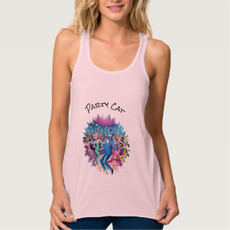 Camiseta Con Tirantes Fiesta Cat