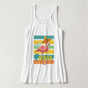 Camiseta Con Tirantes ¡Fiesta de Flamenco Cinco De Mayo