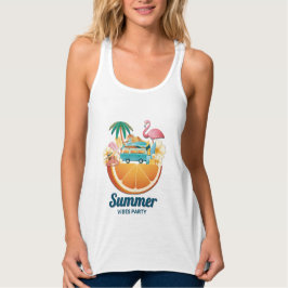 Camiseta Con Tirantes Fiesta de Summer Sea Beach