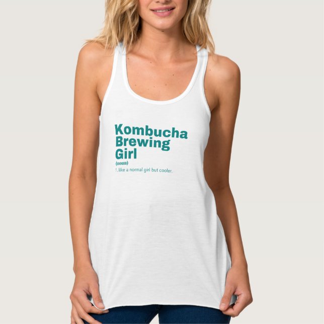 Camiseta Con Tirantes Film Girl - Kombucha Brewing (Anverso)