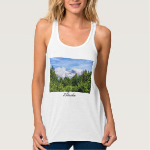 Camiseta Con Tirantes Fiordos de Kenia Montañas de Nieve
