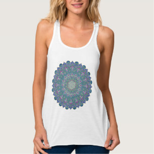 Camiseta Con Tirantes Flor de la Vida - Mandala Estilo India 1