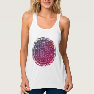 Camiseta Con Tirantes Flor de vida - Mandala 3a indígena
