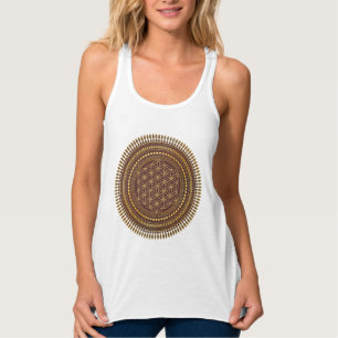 Camiseta Con Tirantes Flor De Vida - Mandala Indígena 3