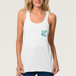 Camiseta Con Tirantes Floral de verano de las damas