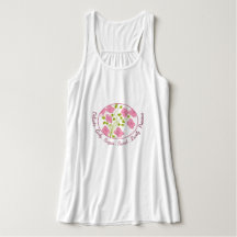 Floral rosa sin mangas