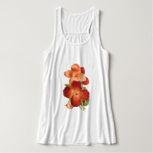 Camiseta Con Tirantes Flores de Begonia para mujeres