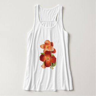 Camiseta Con Tirantes Flores de Begonia para mujeres