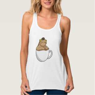 Camiseta Con Tirantes Frog Coffee frijol