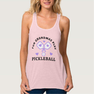 Camiseta Con Tirantes Fun Grandmas juegan a jugar a las pelotas