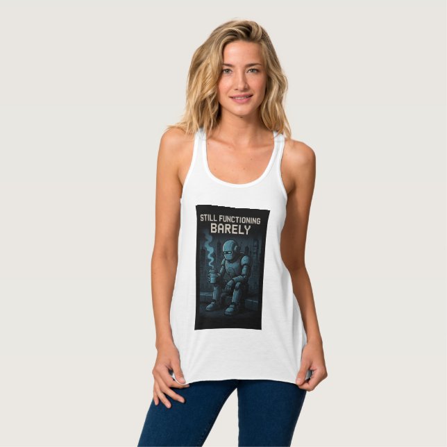 Camiseta Con Tirantes Funcionando apenas (Anverso completo)