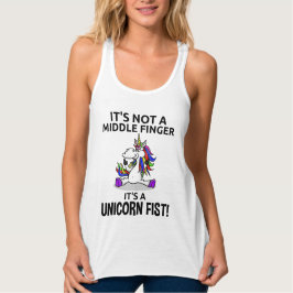 Camiseta Con Tirantes FUNNY UNICORN Fist