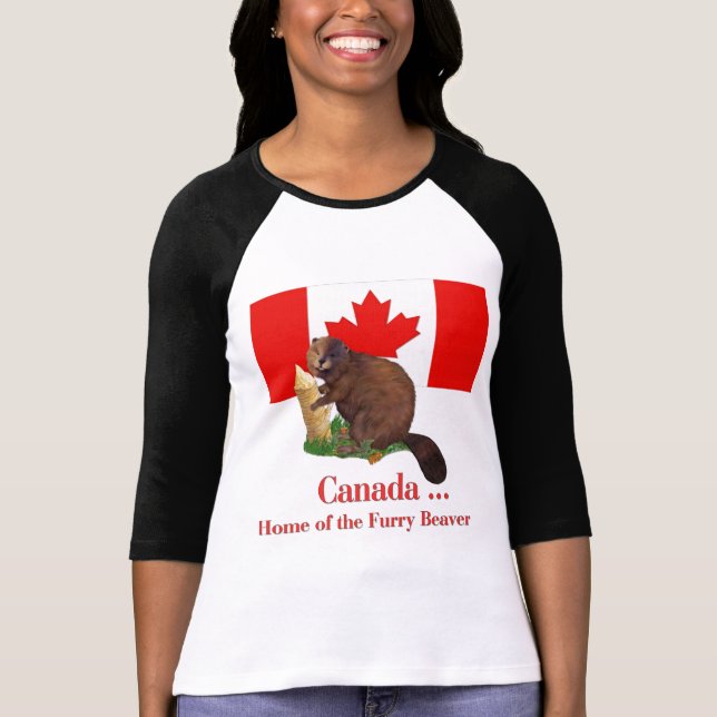 Camiseta Con Tirantes Furry Beaver (Anverso)