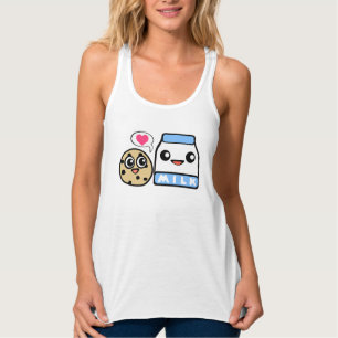 Camiseta Con Tirantes Galletas y leche