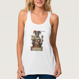 Camiseta Con Tirantes Gato Arlequín Azul Ruso