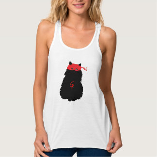 Camiseta Con Tirantes Gato Enmascarado Masked Cat T-Shirt