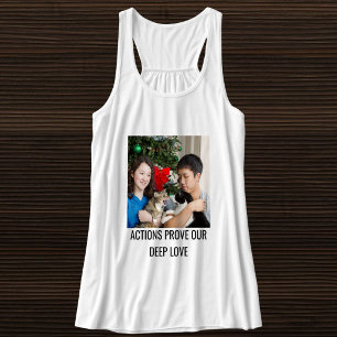Camiseta Con Tirantes Gato personalizado Mamá Gato Fotos Familia Mono Bl