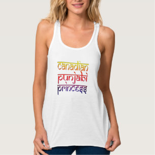 Camiseta Con Tirantes genial desi del orgullo de la princesa punjabi can