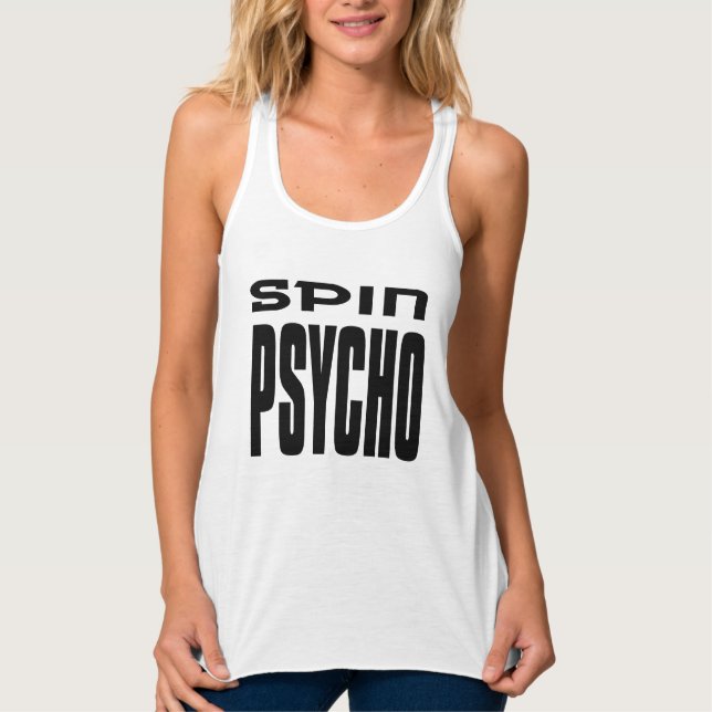 Camiseta Con Tirantes genial spinning yoga divertido humor de gimnasio s (Anverso)