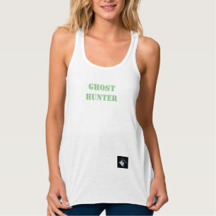 Camiseta Con Tirantes "Ghost Hunter", lindo tanque de mujeres