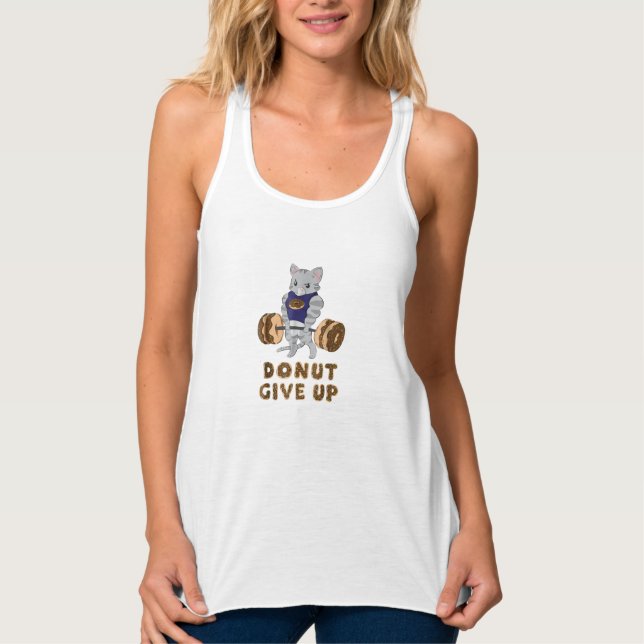 Camiseta Con Tirantes Gimnasio De Levantamiento De Poderosos De Levantam (Anverso)