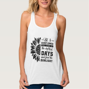 Camiseta Con Tirantes Girasol inspirador