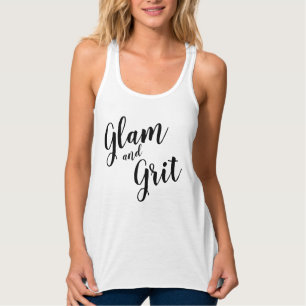 Camiseta Con Tirantes "Glam and Grit"