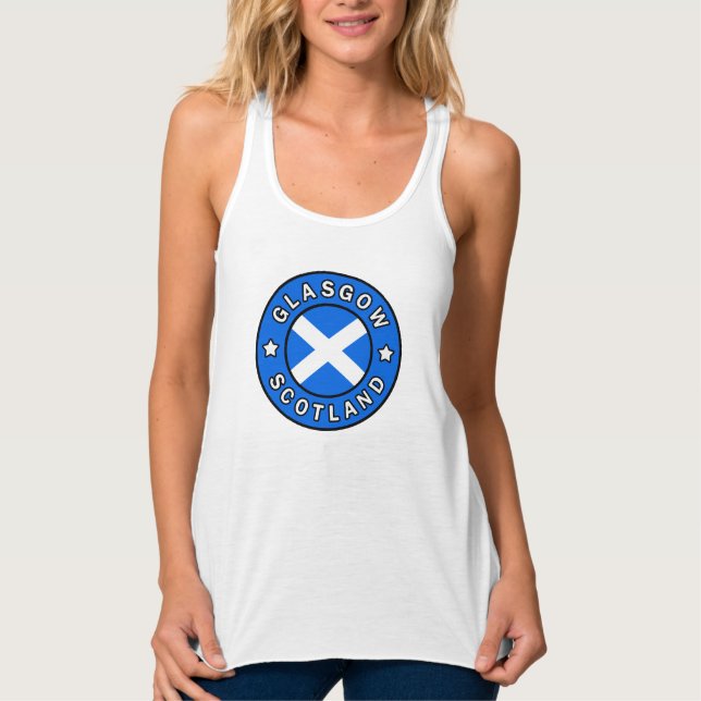 Camiseta Con Tirantes Glasgow Scotland (Anverso)