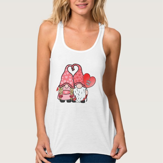 Camiseta Con Tirantes Gnome Couple (Anverso)