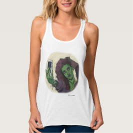 Camiseta Con Tirantes Goblin Chica teléfono celular Selfie Fantasy Art S