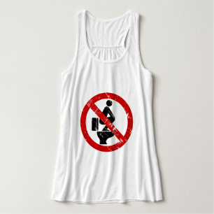 Camiseta Con Tirantes Graciosos pies sin sentido en el asiento ⚠ Rótulo 