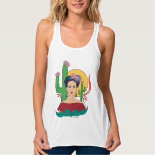 Camiseta Con Tirantes Gráfico del desierto de Frida Kahlo