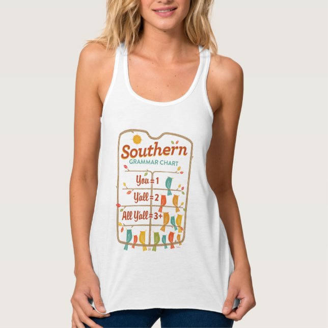 Camiseta Con Tirantes Gramática del Sur (Anverso)